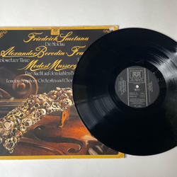 Винтажная виниловая пластинка LP Сборник , Сметана, Бородин, Лист, Муссоргский, , Antal Dorati, Die Moldau, Polowetzer Tanze (Германия 1977)