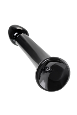 Нереалистичный фаллоимитатор TOYFA Basic Jelly Dildo M, TPE, чёрный, 18 см