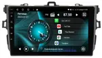 Магнитола для Toyota Corolla E150 2007-2013 (маленькая рамка) - Vaycar VA77-0063 на Android 13, Быстрая, 4G SIM-слот