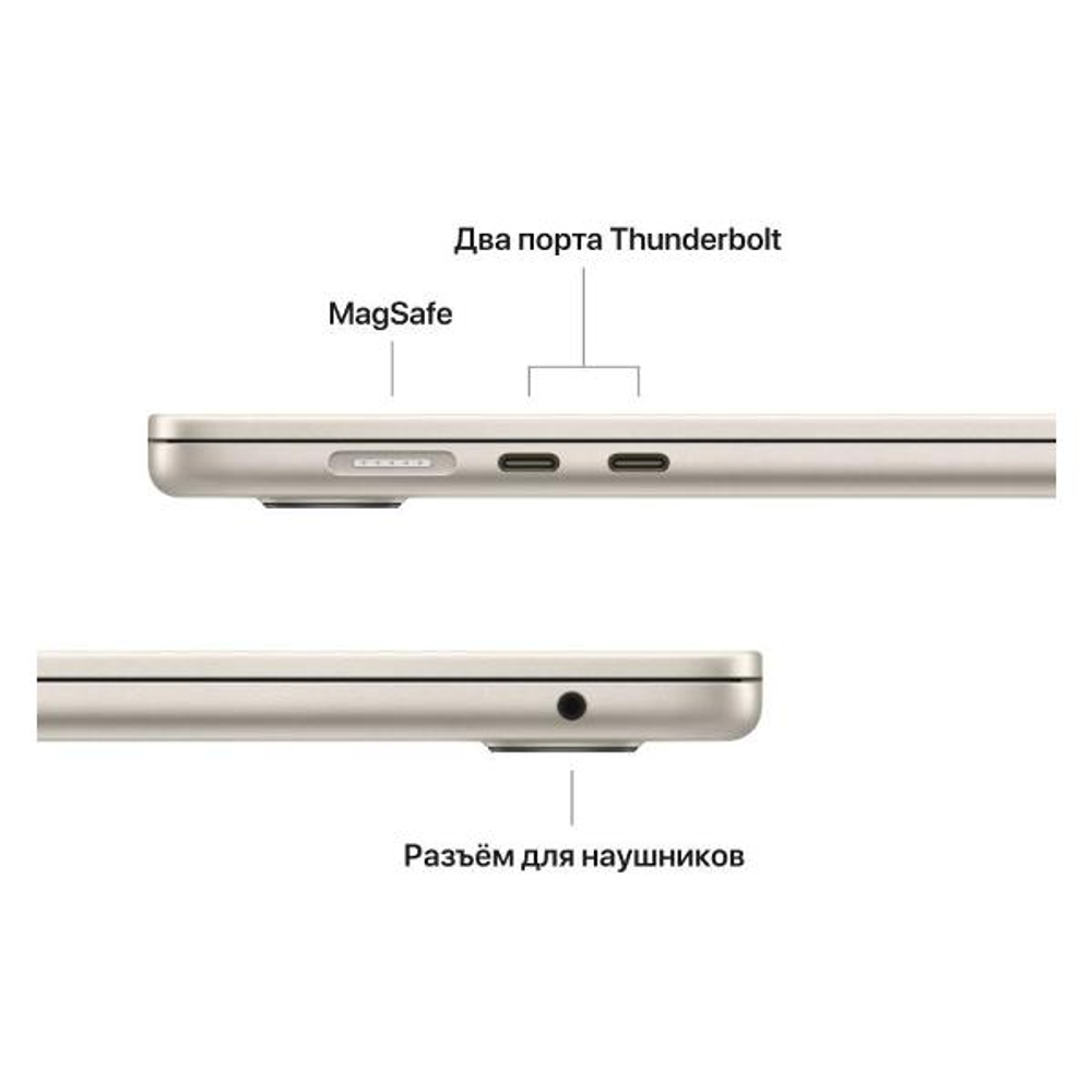 Ноутбук Apple MacBook Air 15" 2023 M2/8Gb/512Gb (MQKV3) Starlight