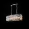 Люстра подвесная NewRgy B65-L800*W300*H230 CHROME, 8×40 Вт, хромированная