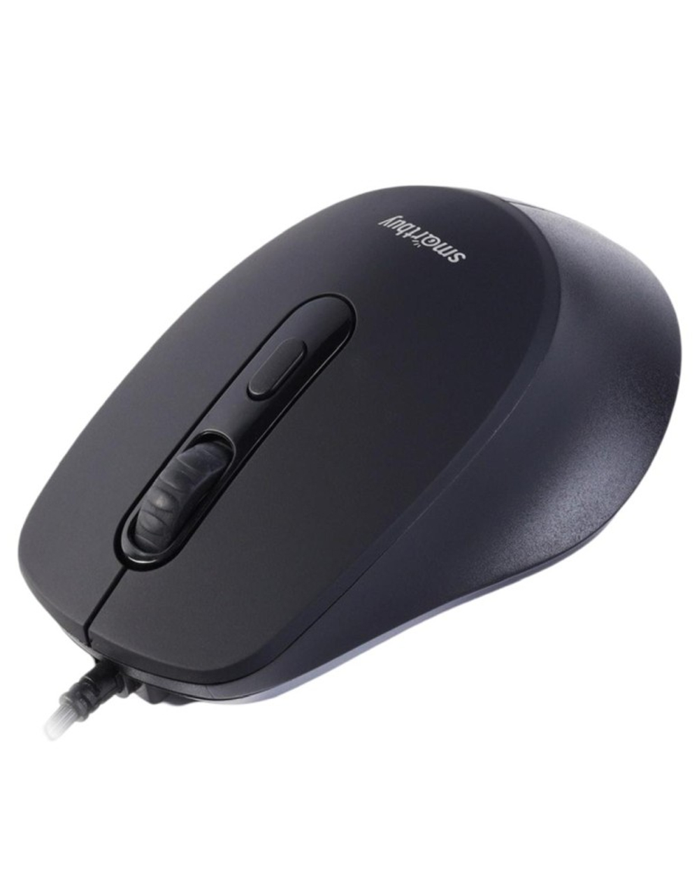 Мышь проводная беззвучная Smartbuy ONE 265 USB/DPI 800-1200-1600-2400/4 кнопки/1.5м черная
