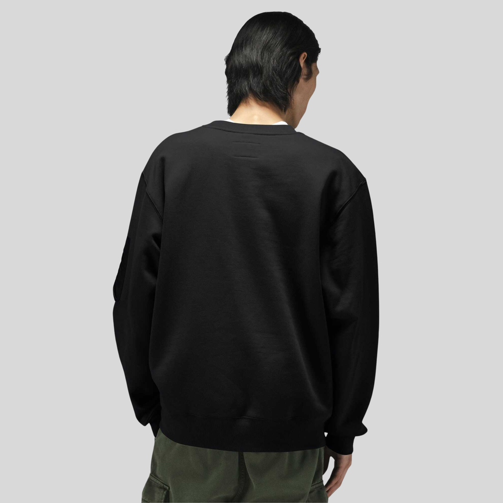 Свитшот Alpha Industries Utility Pocket Crewneck Black (Черный)