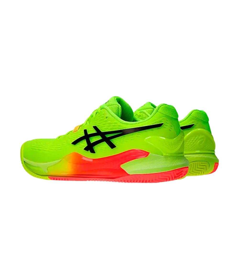 Asics Gel-Resolution 9 Clay Paris Безопасность Желтый-Черные Кроссовки 2024