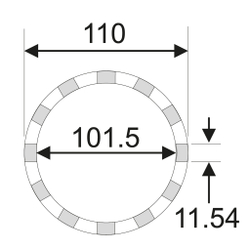 Съемник гайки задней оси 3/4” DR 101.5мм 12PT (MERCEDES) JTC