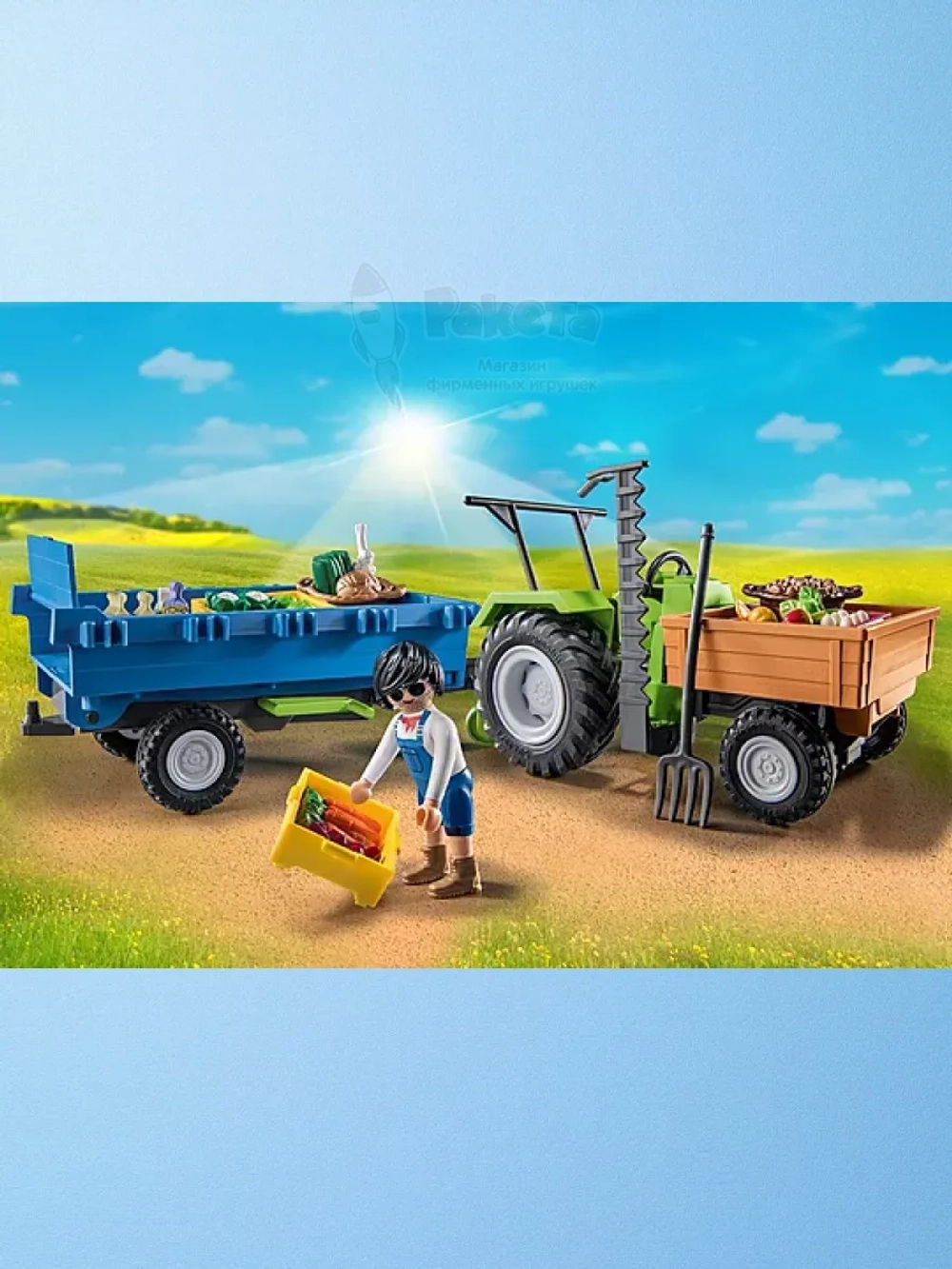 Набор Комбайн с прицепом Playmobil 71249