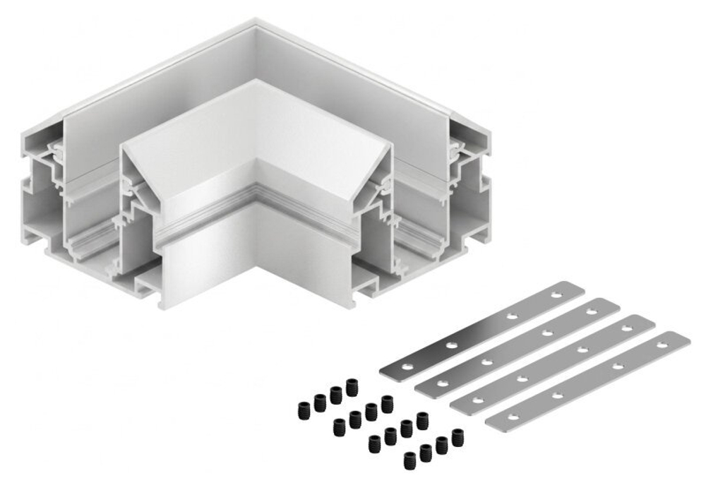 Соединитель угловой L-образный для треков встраиваемых Hesby Lighting ElDeko HSBL_0293