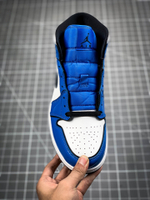 AIR JORDAN 1 MID SE SIGNAL BLUE SIGNAL BLUE/WHITE/BLACK