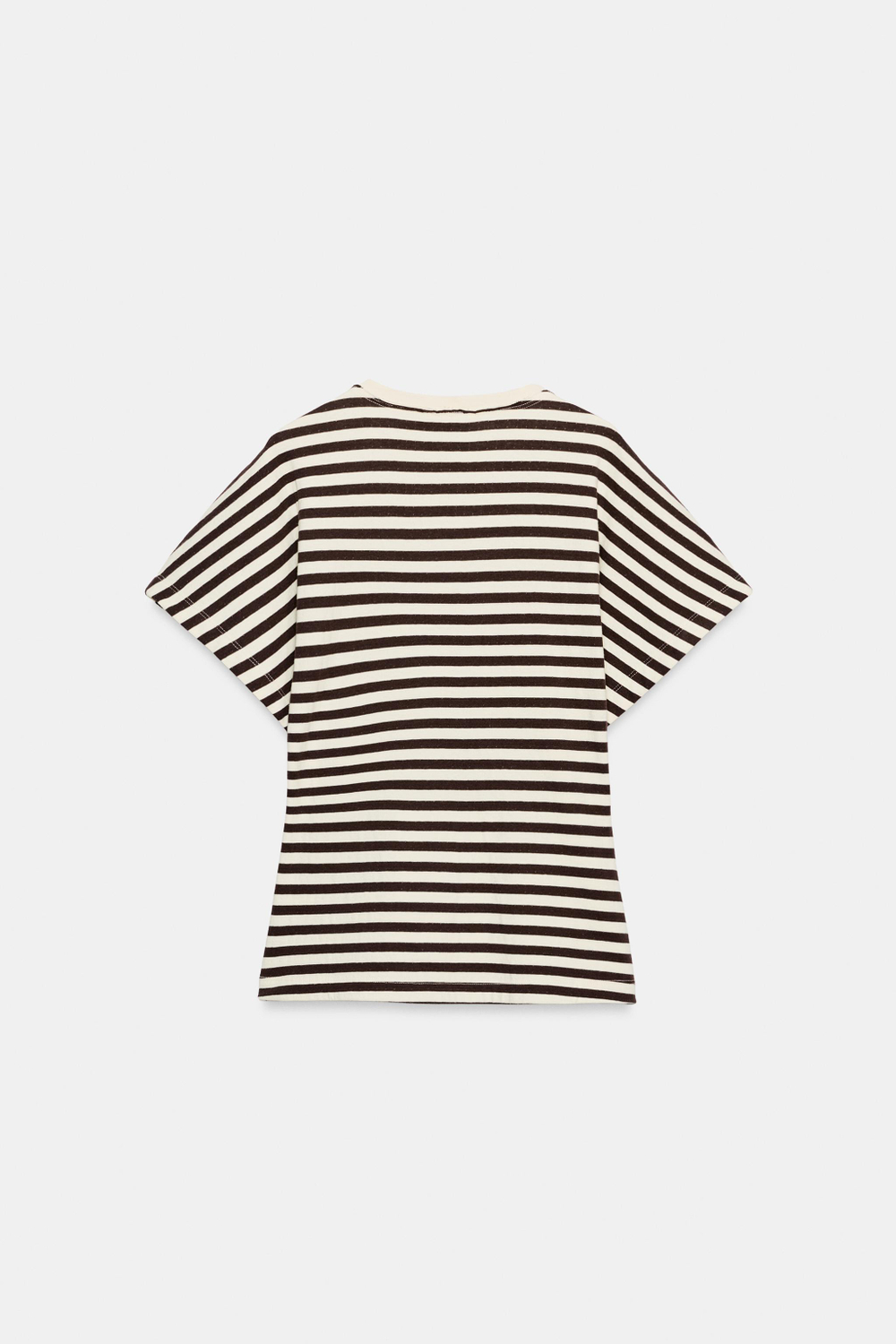 ФУТБОЛКА В ПОЛОСКУ С ШИРОКИМИ РУКАВАМИ — ZARA