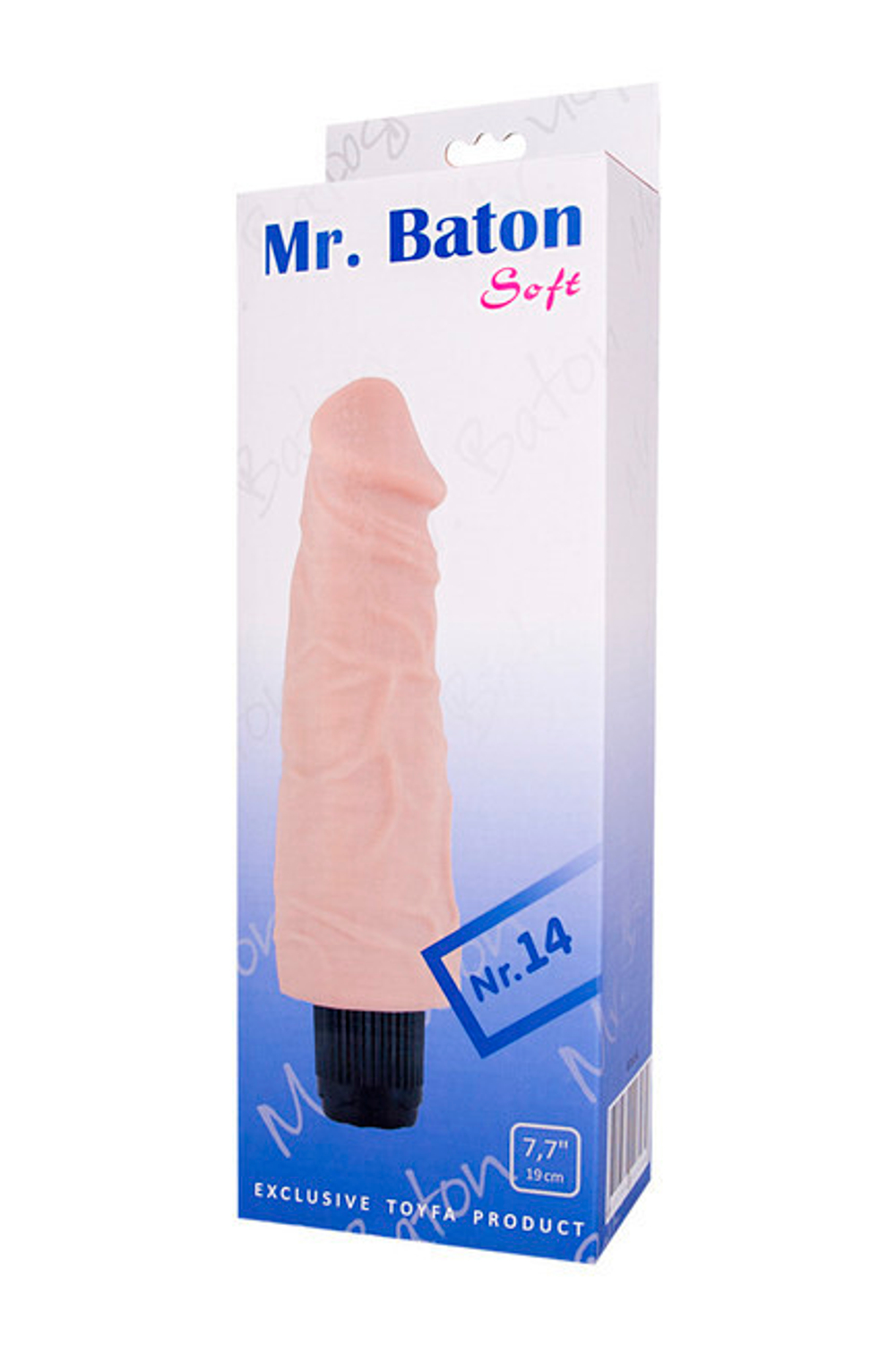 Вибратор Mr.Baton Soft №14, телесный (Цвет: телесный)
