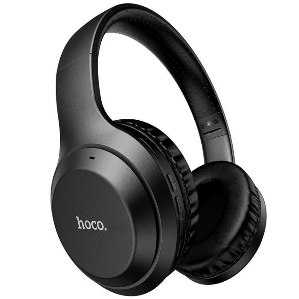 Стереонаушники Bluetooth полноразмерные Hoco W30 Fun Move BT5.0/200mAh/8ч черные