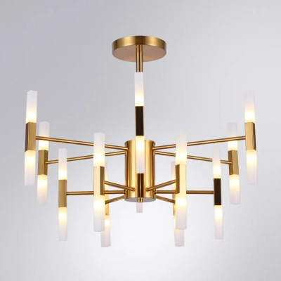 Люстра на штанге Arte Lamp Ramona A7410PL-24PB, 24хG4