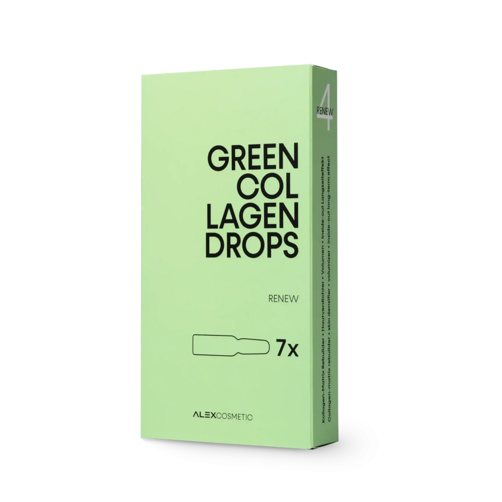 Green Collagen Drops - Ампулы с коллагеновыми аминокислотами, 7 х 1,5 мл