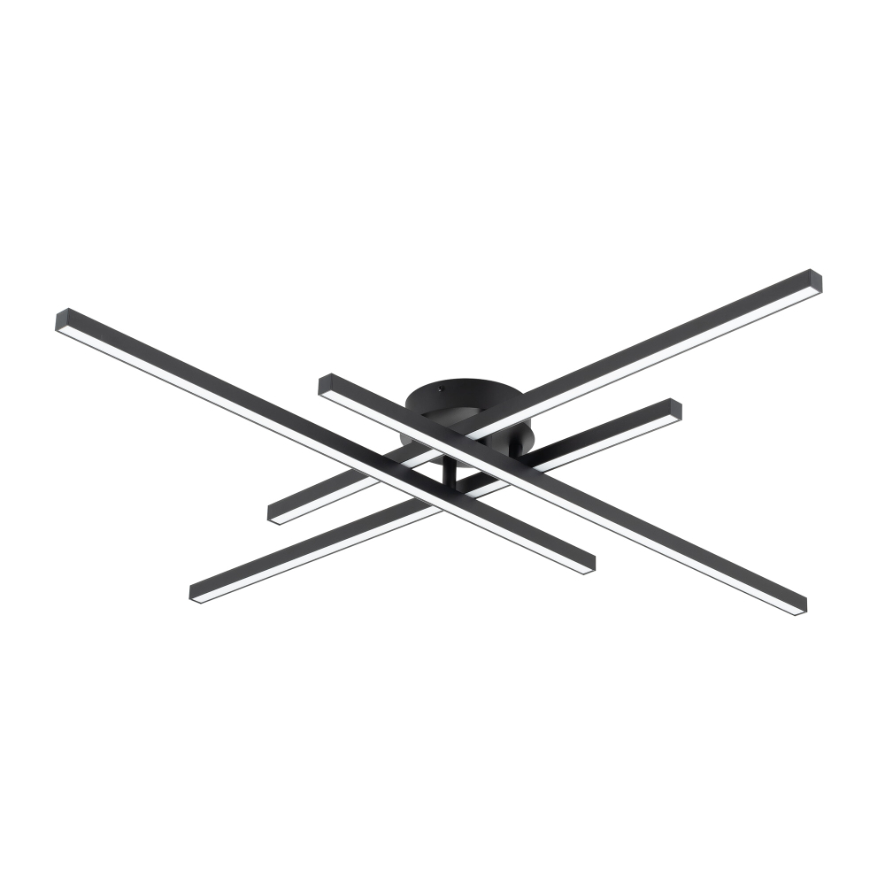 Citilux Стиг CL203141 LED Люстра потолочная с пультом Чёрная
