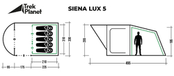 Палатка Trek Planet Siena LUX 5 [70249]