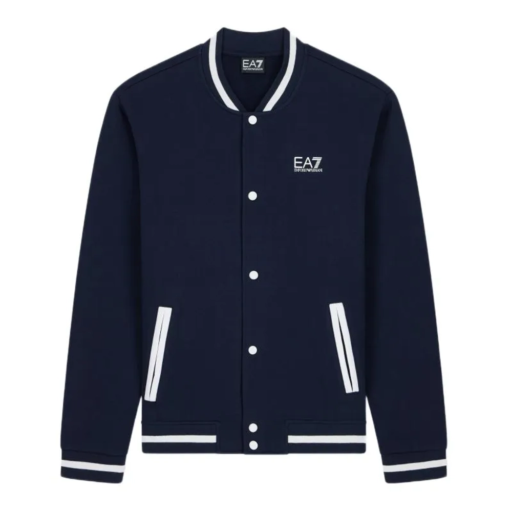 Мужская теннисная кофта EA7 Jersey Sweatshirt - armani blue