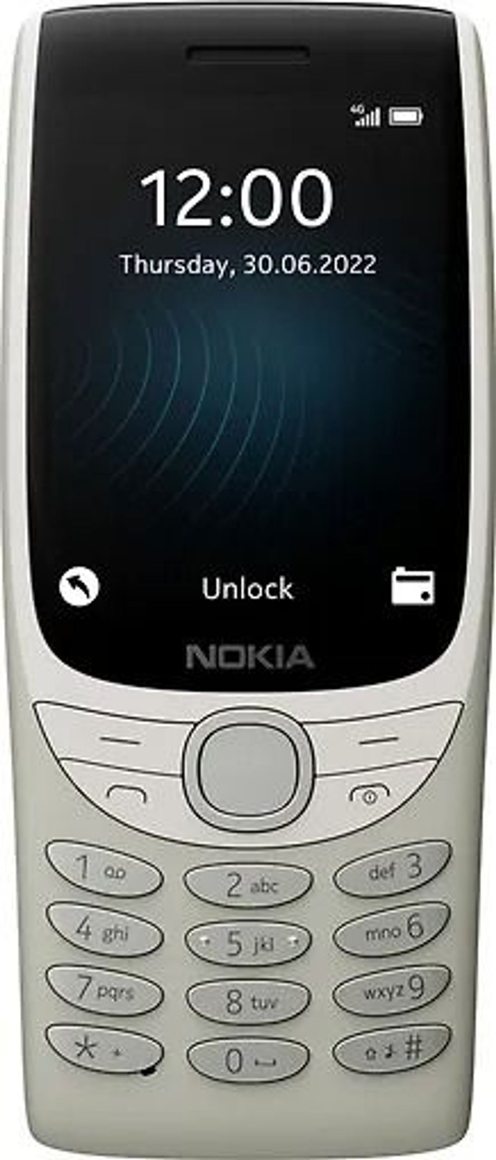 Телефон Nokia 8210 4G Dual-SIM, песочный (Из Финляндии)