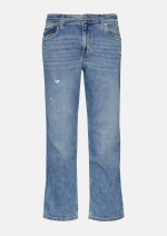 Cropped Jeans Karolin / Regular Fit / Mid Rise / Straight Leg