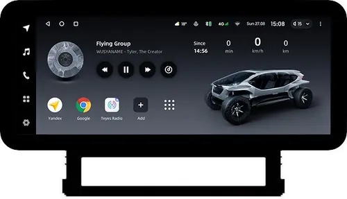 Магнитола для Toyota Land Cruiser 200 2015-2021 (без JBL) - Teyes LUX ONE ROUND монитор 12.3" 2K QLED на Android 10, Быстрая, CarPlay, 4G SIM-слот