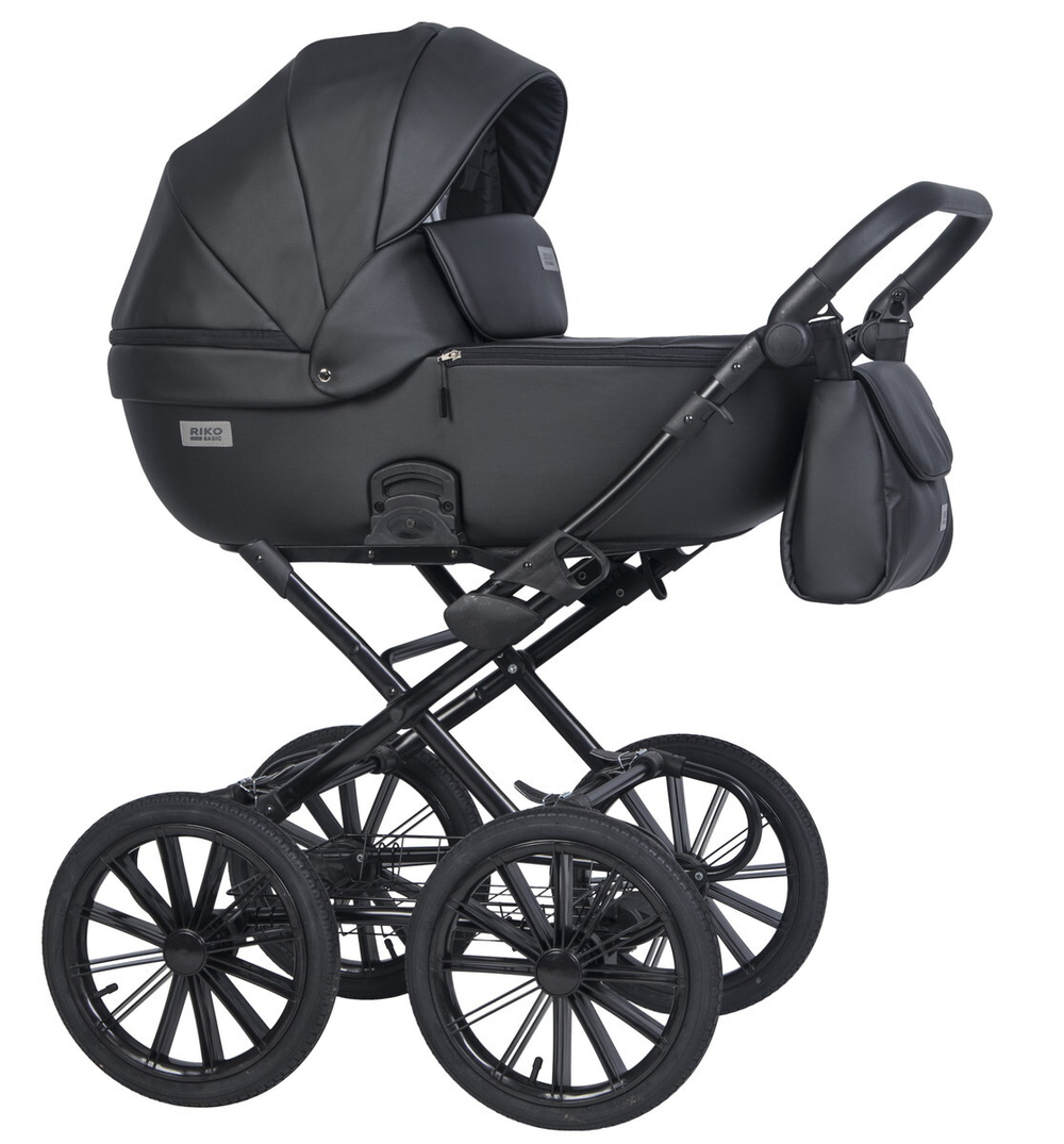 Коляска MONTANA X ECCO Prestige (2 в 1) (RIKO BASIC) 12 Black (черный)