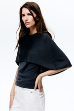Тонкий трикотажный топ-пелерина - H&M