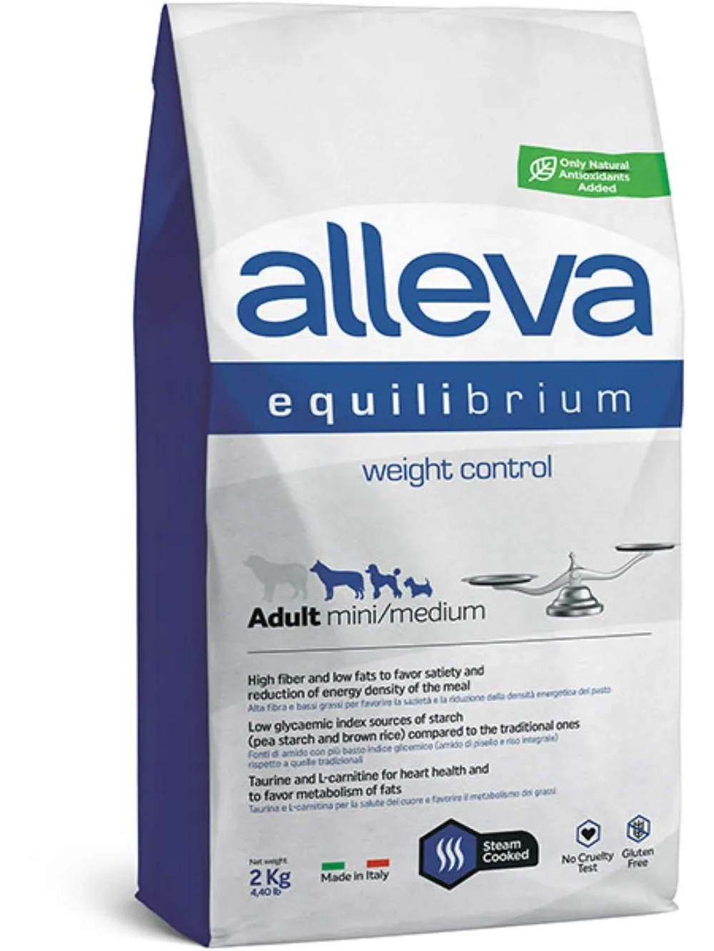 EQUILIBRIUM Weight control Корм для собак 2кг