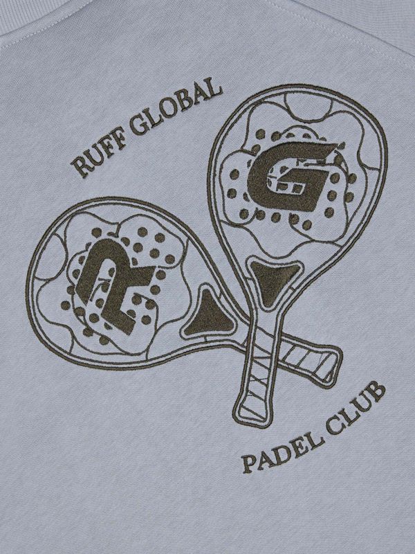 Толстовка Padel club серая - фото 5