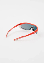 Спортивные очки с диоптриями 720armour Analog Pro / Matte Neon Red Orange / Matte White Gasket / Smoke Full Red Ti Lens