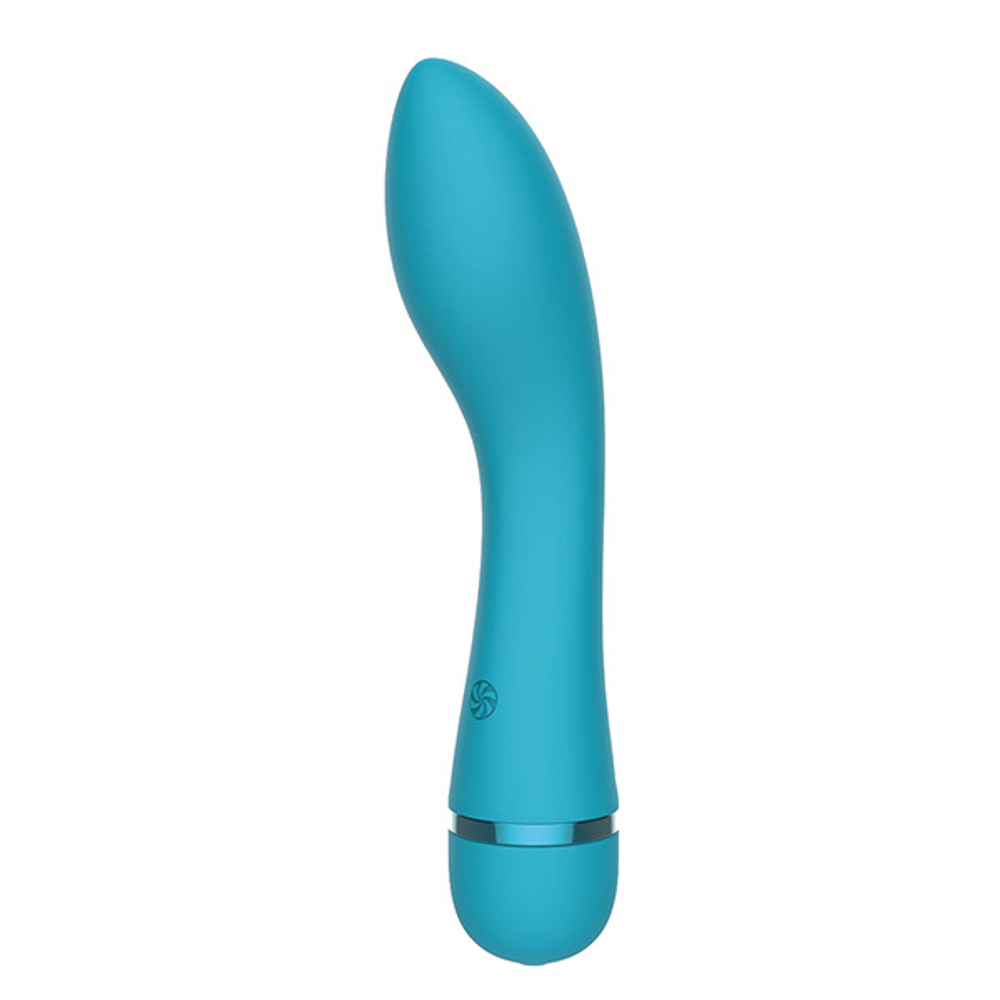 Бирюзовый перезаряжаемый вибратор 16,8см Lola Games Whaley 7911-03lola