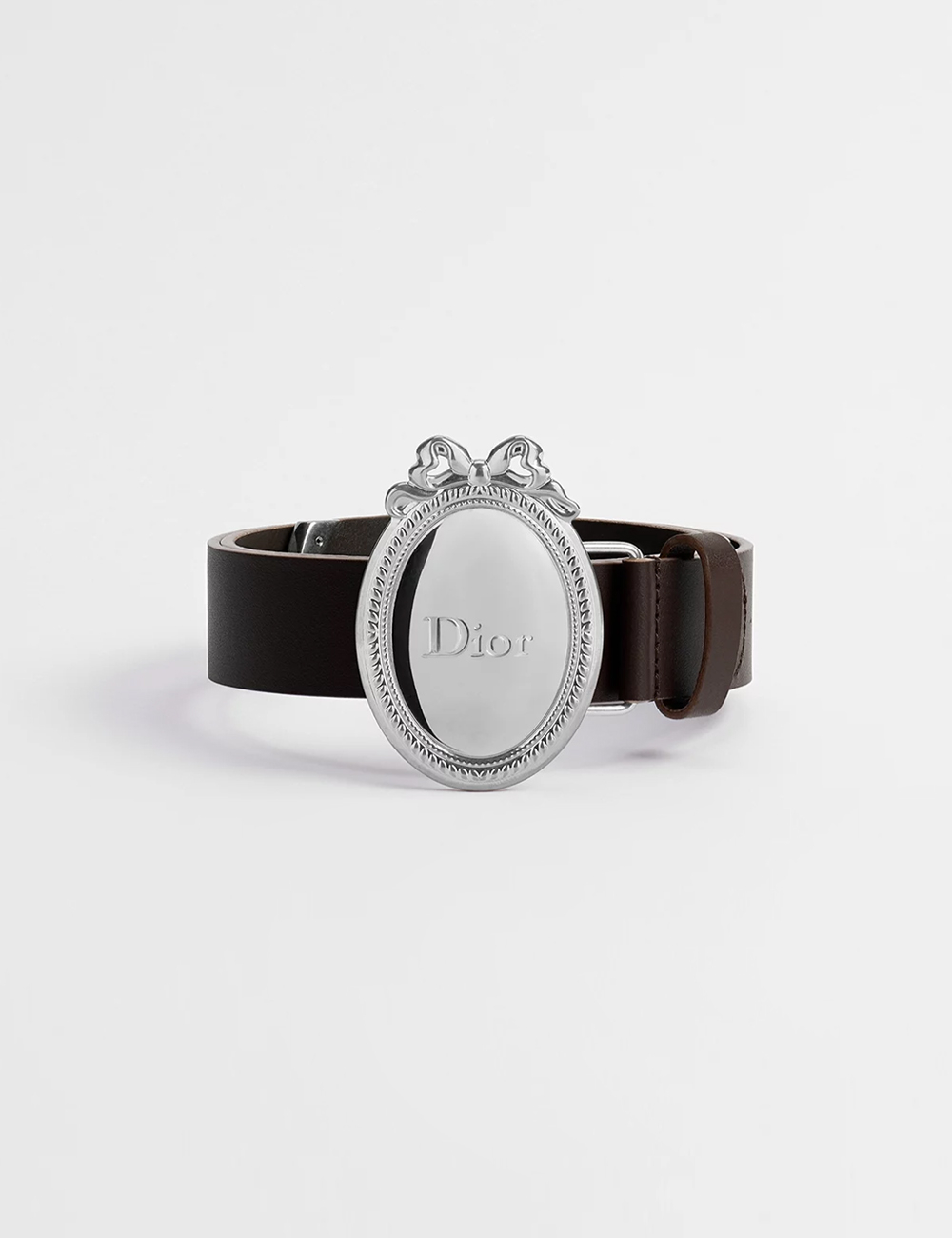 Ремень Dior Médaillon Belt 30 mm "Black"