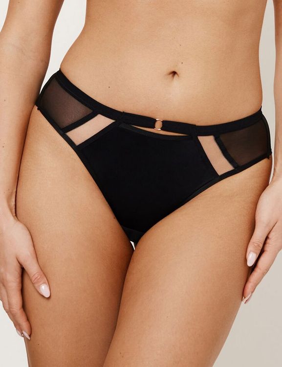 Трусы Subtille Butterfly Black Mini бразилиана (черный)