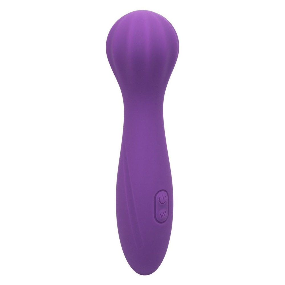 Фиолетовый вибромассажер Stella Liquid Silicone “O” Wand - 17,75 см. (Цвет: фиолетовый)