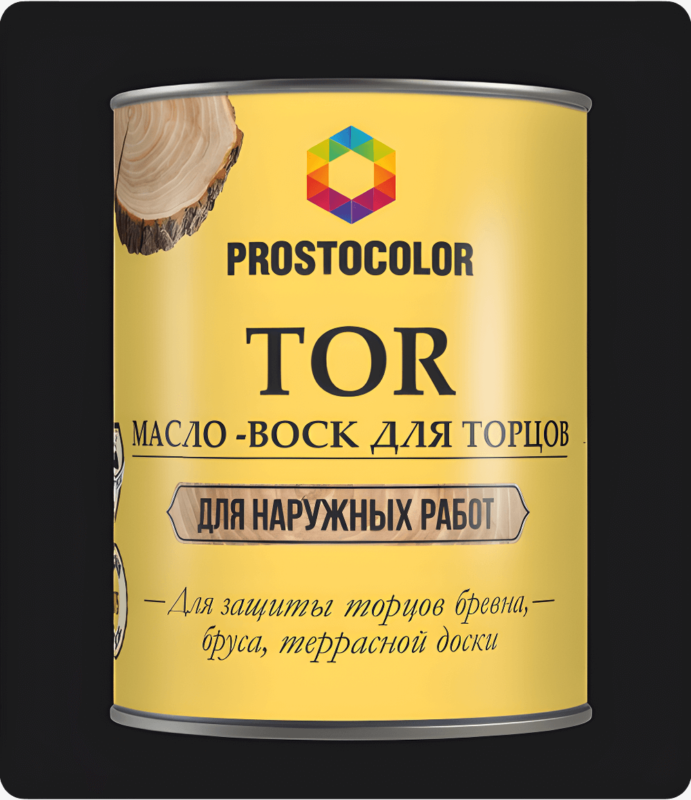 101287 Масло-воск TOR для торцов PROSTOCOLOR (бруно), 0,75 л