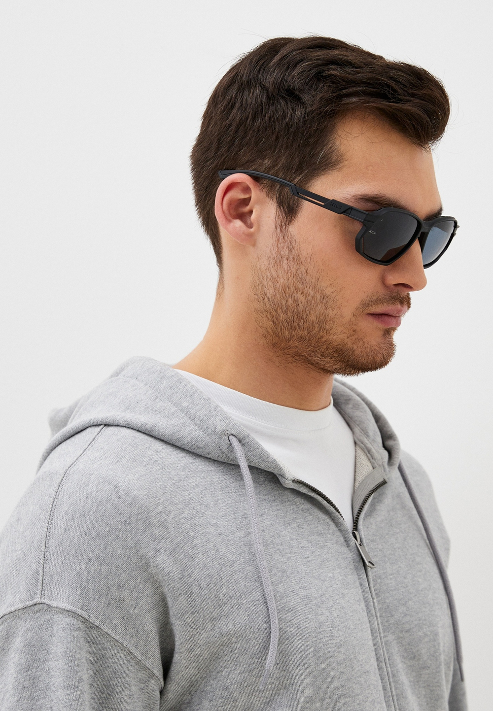 Спортивные очки HILX Syndicate / Matt Solid Black / Black Polarized Lens