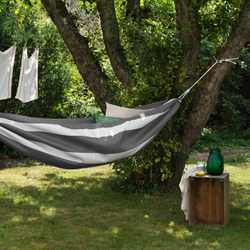 IKEA HAMNÖN  (ИКЕА ХАМНЁН)  -  Гамак - антрацитовый/белый 150х265 см