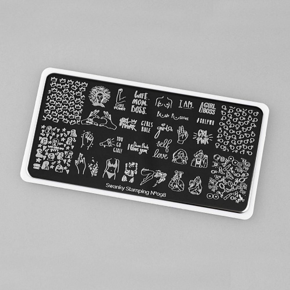 Пластина Swanky Stamping 098