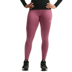 Женские леггинсы Nike One Seamless Front High Waisted Full Length - pink smoke/white