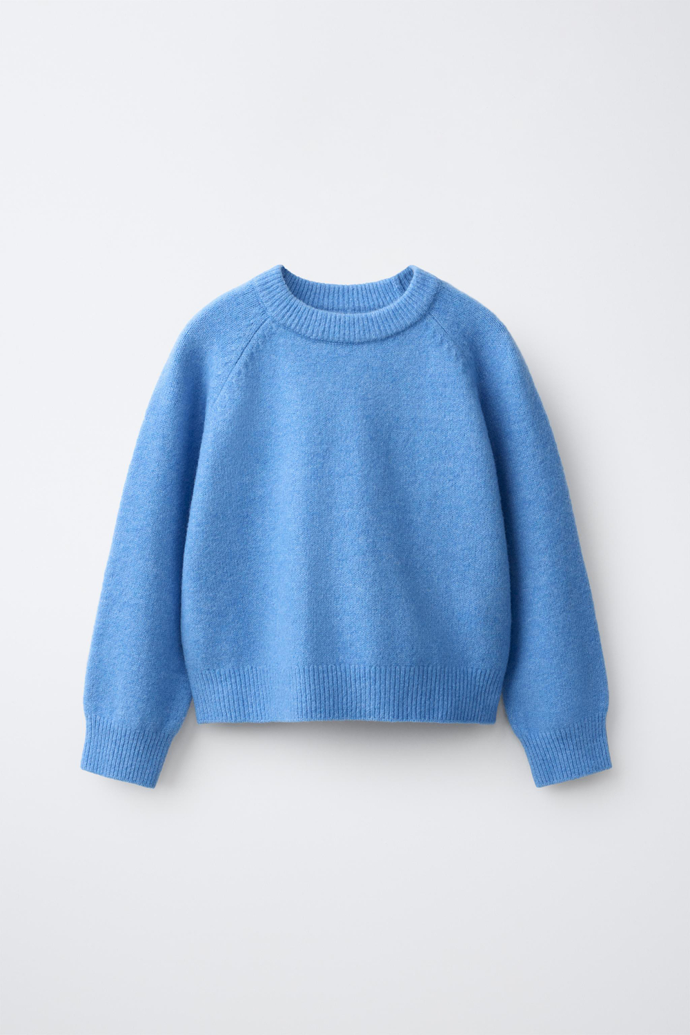 ZARA ОДНОТОННЫЙ СВИТЕР, ЯРКО-СИНИЙ