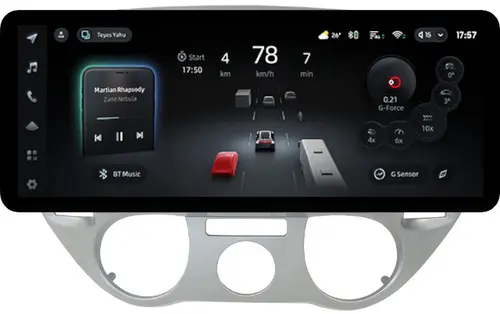 Магнитола для Hyundai i20 2009-2012 (кондиционер) - Teyes CC4PRO монитор 12.3" 2K QLED + рамка 9, Android 13, Быстрейшая, Snapdragon 778G, ИИ, CarPlay, DSP, 4G SIM-слот