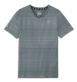 Детская теннисная футболка Nike Kids Miler Dri-Fit - smoke grey