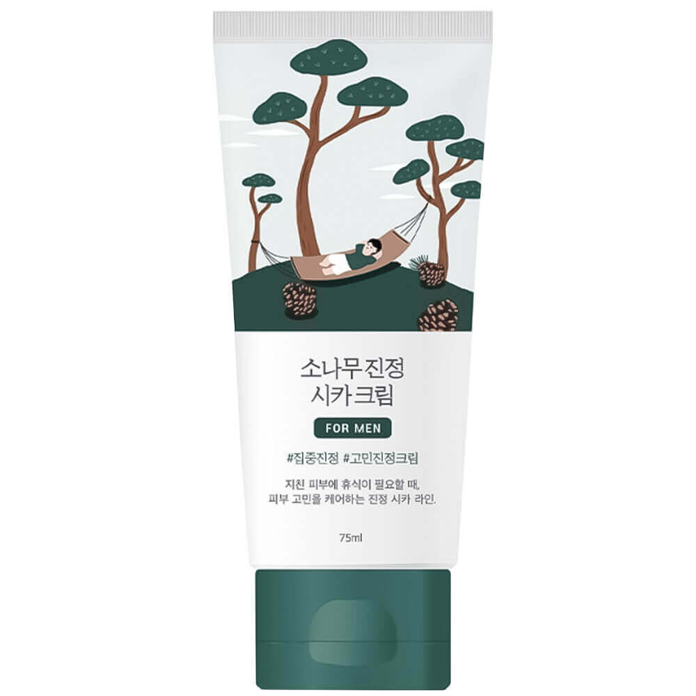 Крем для лица с экстрактом сосны для мужчин ROUND LAB For Men Pine Calming Cica Cream 75 мл