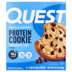 Quest Nutrition, Протеиновое печенье, шоколадная крошка, 4 пакетика, 59 г (2,08 унции)