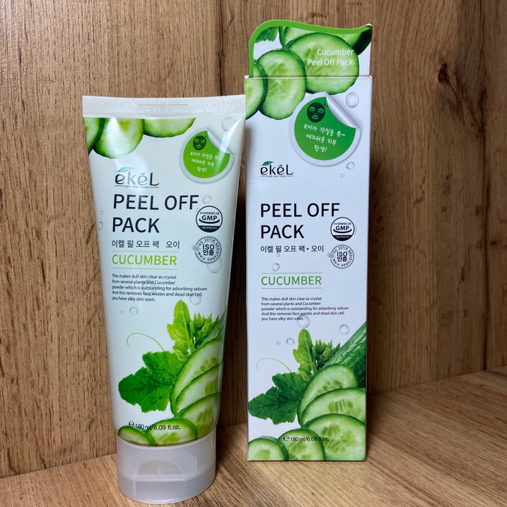 Маска-пленка для лица Ekel Peel Off Pack Cucumber с экстрактом огурца 180 мл
