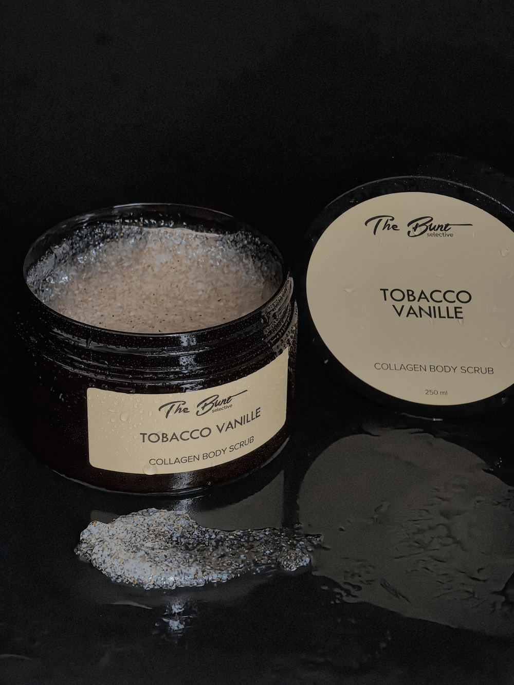Коллагеновый гелевый скраб для тела Tabacco Vanille (бунт, ваниль), ТМ BUNT