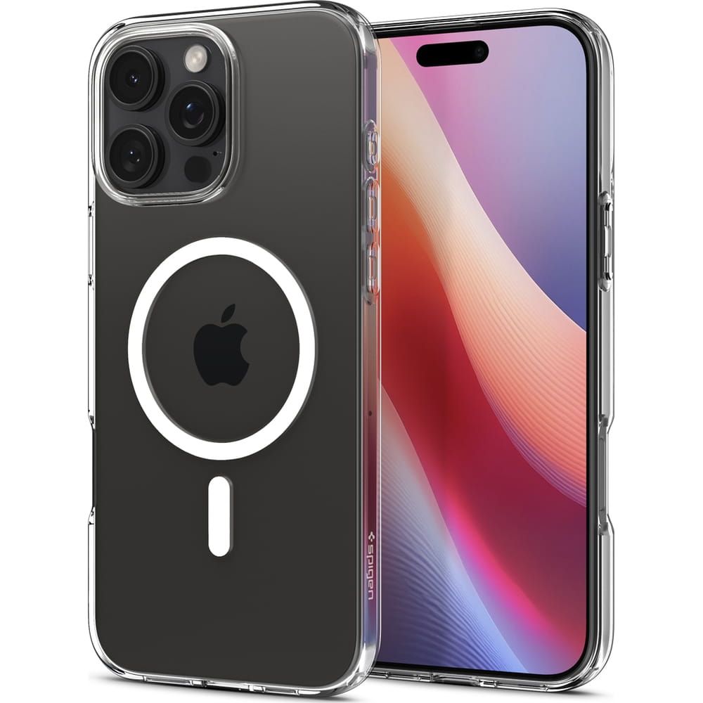 Чехол Spigen Liquid Crystal Mag с MagSafe для iPhone 16 Pro Crystal Clear