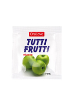 Съедобная гель-смазка Tutti-Frutti со вкусом яблока 4 г