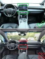 Магнитола для Toyota Avalon 5 2018-2022 (большая рамка) - FarCar S500-TS10 монитор 10.36" QLED на Android 14, Быстрая, CarPlay, 4G SIM-слот