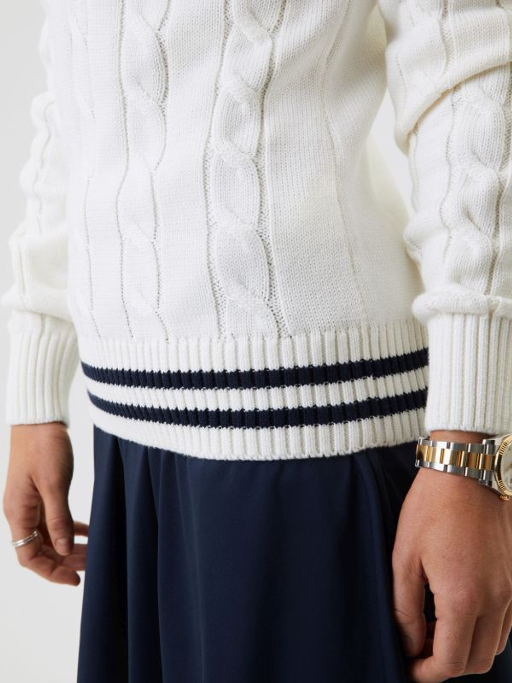 Женская Кофта теннисная Björn Borg Ace Jumper - egret