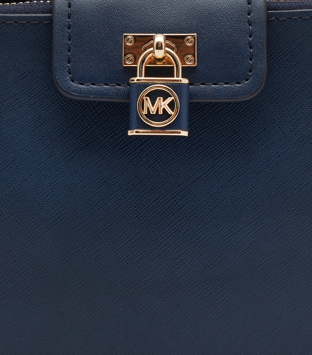 кожаная сумка-мессенджер Michael Kors - темно-синий(32S3GR0C1L)