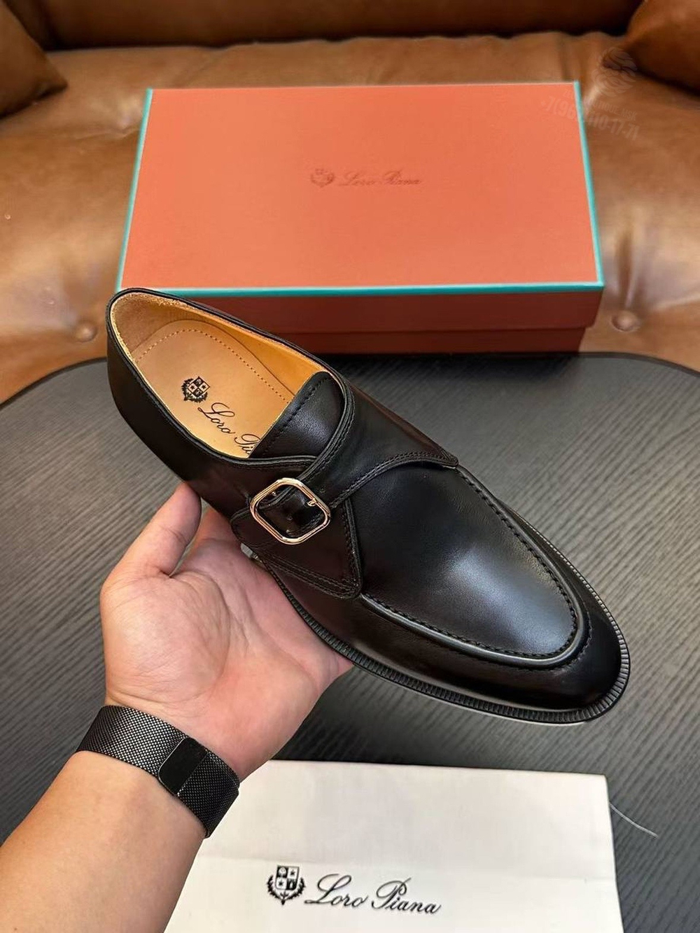 Туфли Loro Piana Sergio Walk Derby
